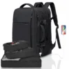 BANGE 45L Business Travel Backpack, Carry On Backpack Durable Convertible Duffle Bag Fit for 17.3 Inch Laptop for Men and Women