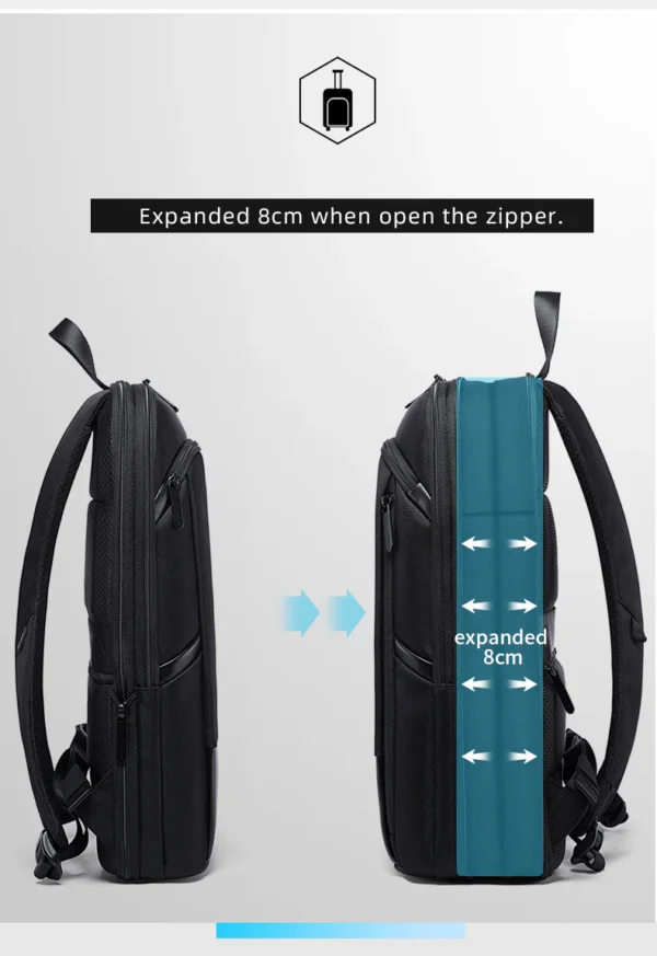 77115_06 Bange Laptop Backpack 15 inch Super Slim extention Men Anti Theft Backpack