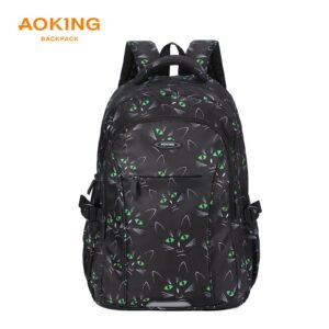 Aoking_Backpack_Black_Casual_Backpack_Student_Bag_GN62070-A_001 Aoking Backpack Black Casual Backpack Student Bag GN62070-A