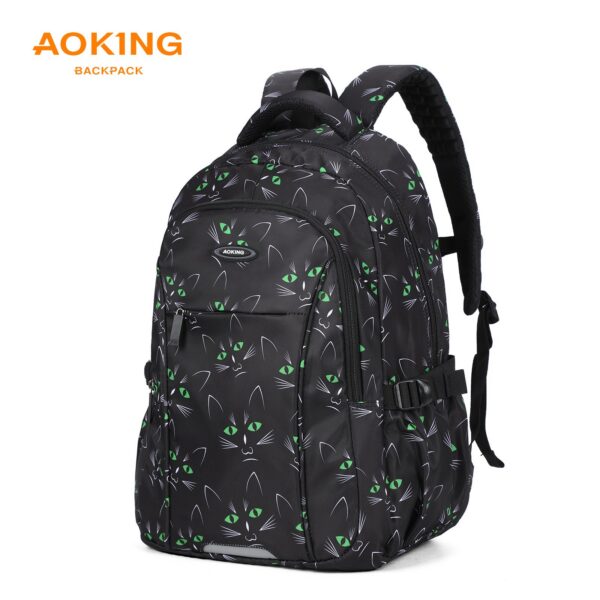 Aoking_Backpack_Black_Casual_Backpack_Student_Bag_GN62070-A_003 Aoking Backpack Black Casual Backpack Student Bag GN62070-A