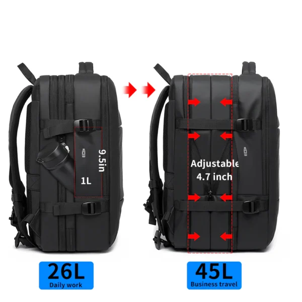 BANGE Business Trip Travel Waterproof Extension Pack Flight