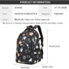 GN62070-A_logo_2 Aoking Backpack Black Casual Backpack Student Bag GN62070-A