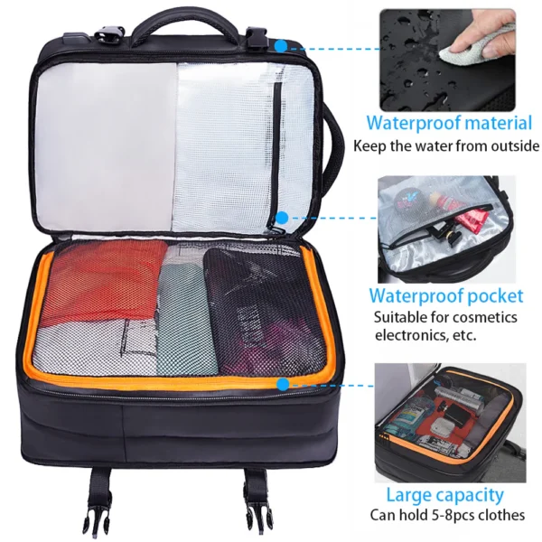 BANGE Business Trip Travel Waterproof Extension Pack Flight