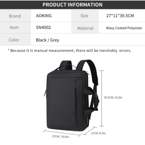 SN4002_2 Aoking Laptop Backpack SN4002