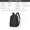 SN4005-5_measurements Aoking Fashion Backpack Laptop Business Backpack SN4005-5