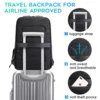 luggagestrapAnti-sweatandbreathableAntitheftpocketbackpack_23baf1f5-82ca-4845-b5c5-bf99417d8e20 BANGE Business Waterproof Backpack Suitable for 15.6inch Laptop Backpack with USB charging