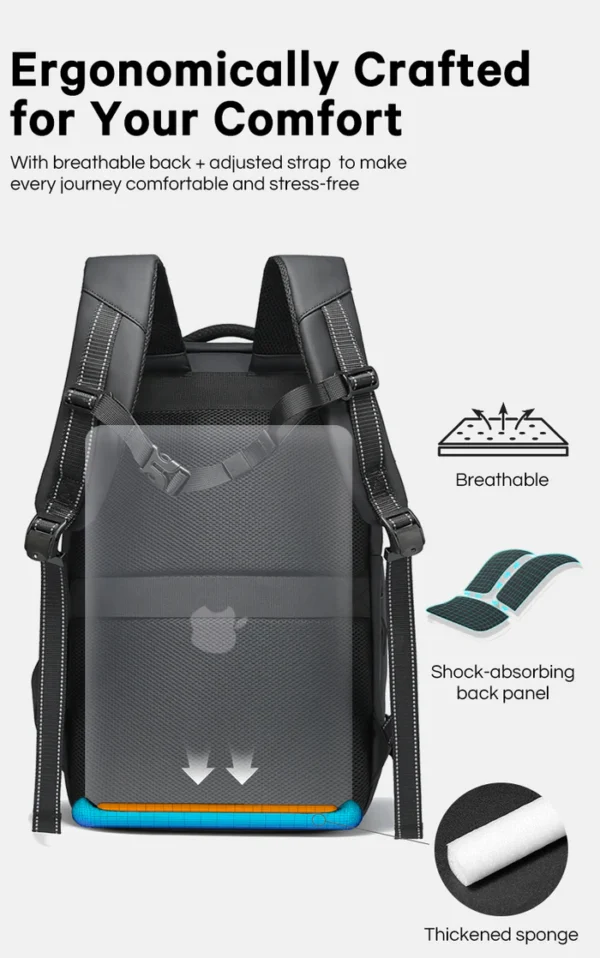 1---__10_700x BANGE Large Capacity Vacuum Compression Travel Backpack with Dedicated 15.6inch Laptop compartment