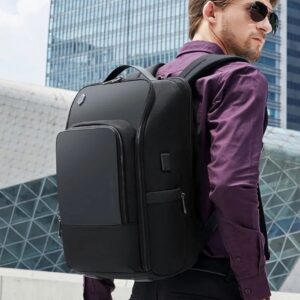 15 ARCTIC HUNTER Business High Quality Waterproof Men's Bag Backpack with USB Leather Backpack Custom Luxury Laptop B