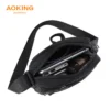 1_5_2918fc43-c850-46a6-bdef-cb3078d090f5 Aoking Black Fashion Men Waterproof Sling Bag XK3053