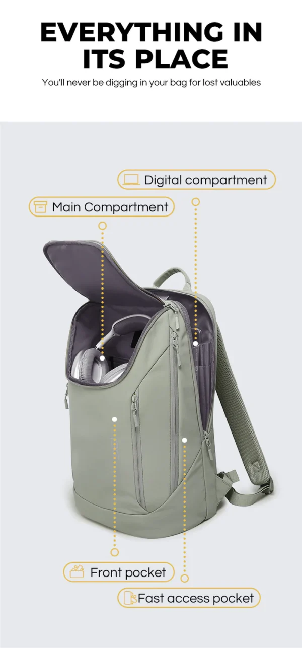 BANGE Hot Sell New Arrival Soft Lightweight Waterproof Men Casual Laptop Backpack