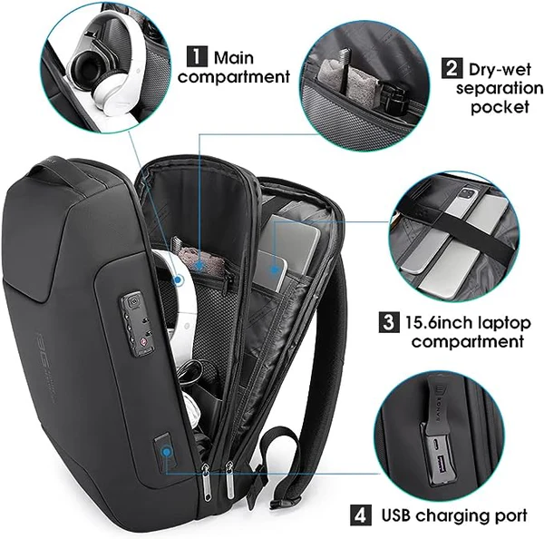 2_fb690027-8544-4062-a7d9-0f9d663cb69c_600x BANGE Anti Theft Backpack with USB charging Port,Lightweight Business Backpack for Men and Women