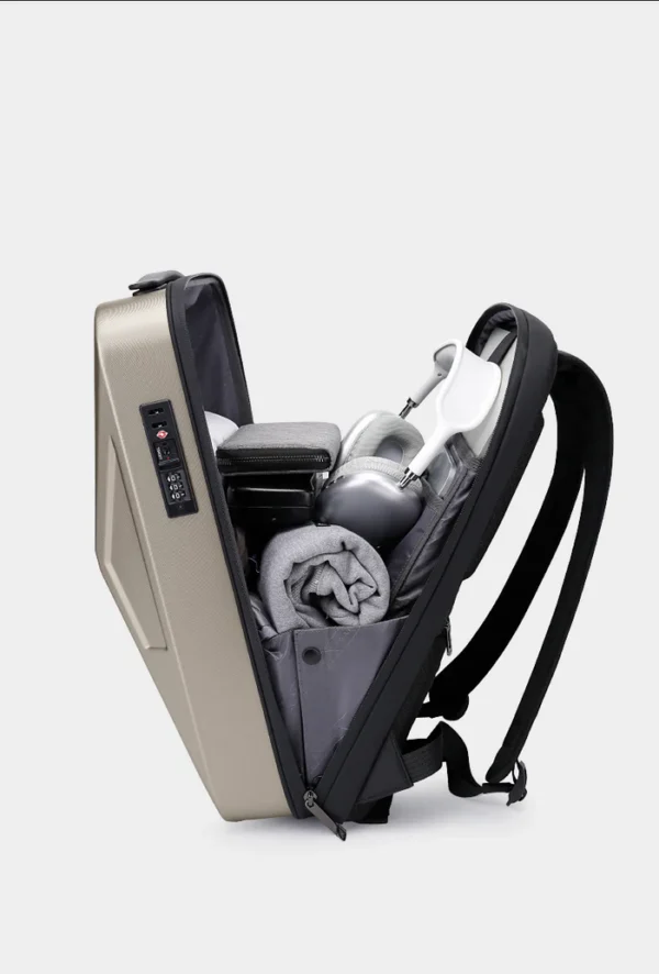 BANGE Waterproof TSA Lock Hardshell Backpack for Business & Commute