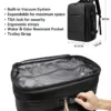 BANGE One-click Vacuum Compression Travel Backpack with TSA Lock