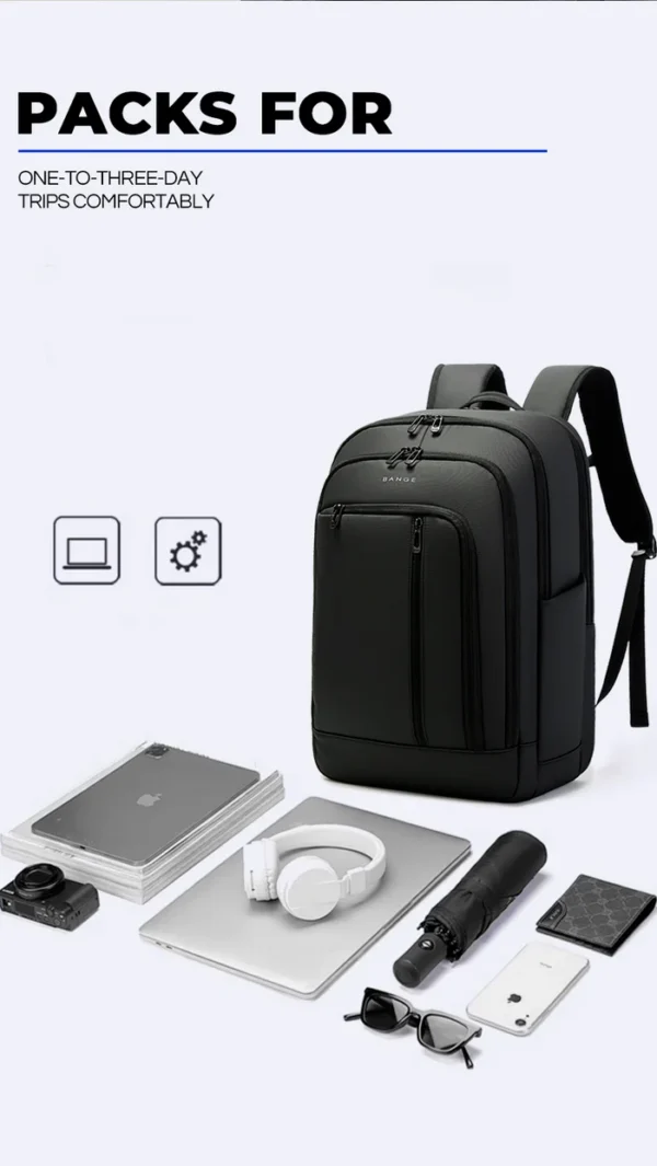3076__02_700x BANGE Water-resistant Business Travel Backpack with Padded Laptop Compartment Ergonomic College School Bag for Teens