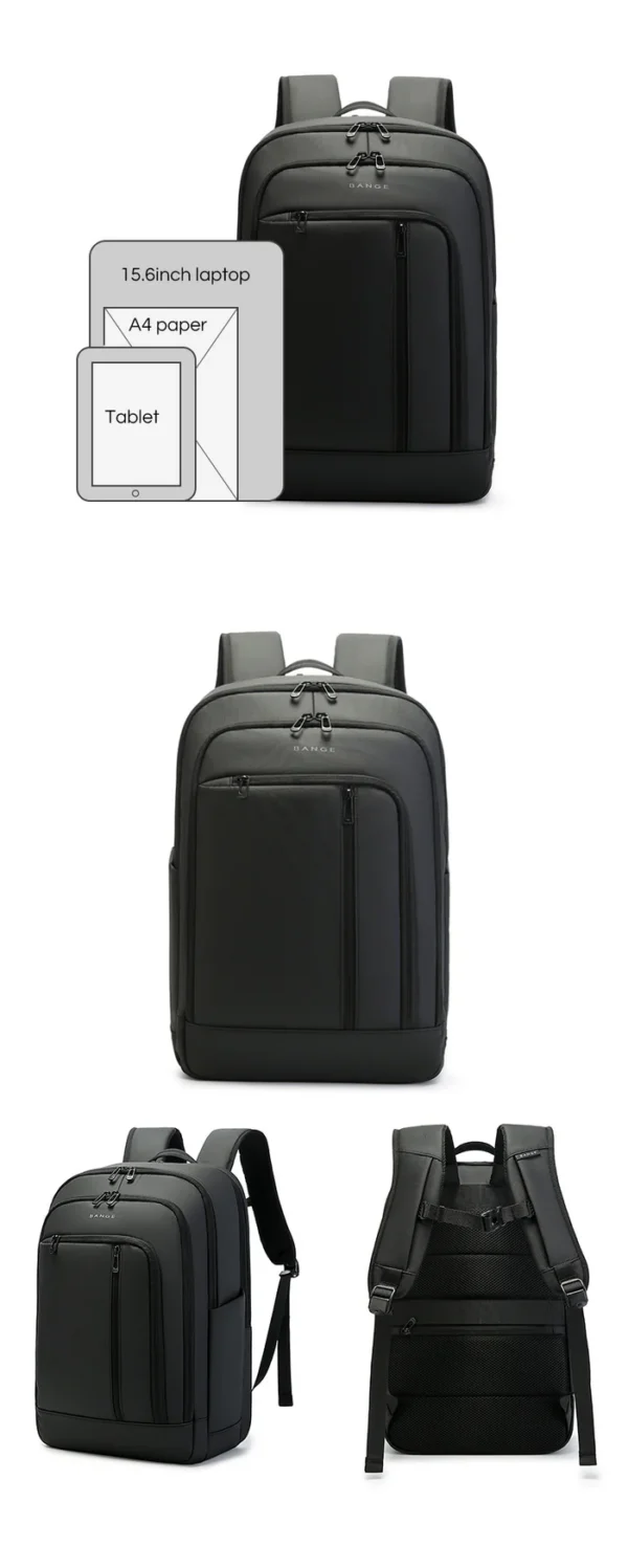3076__13_700x BANGE Water-resistant Business Travel Backpack with Padded Laptop Compartment Ergonomic College School Bag for Teens