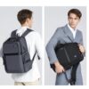 4 Arctic Hunter 2023 New Fashion Waterproof Laptop Backpack 17 Inch Men's Waterproof Functional Backpack Travel Backpack