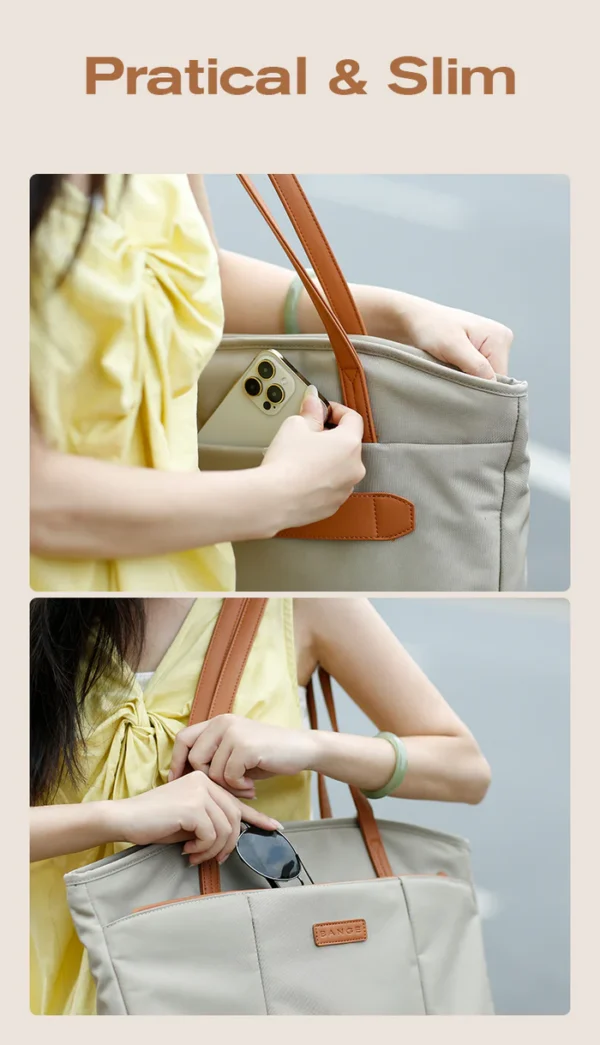 6803__09_700x BANGE All-in-One Commute Travel Lightwight Tote Bag 14inch Laptop