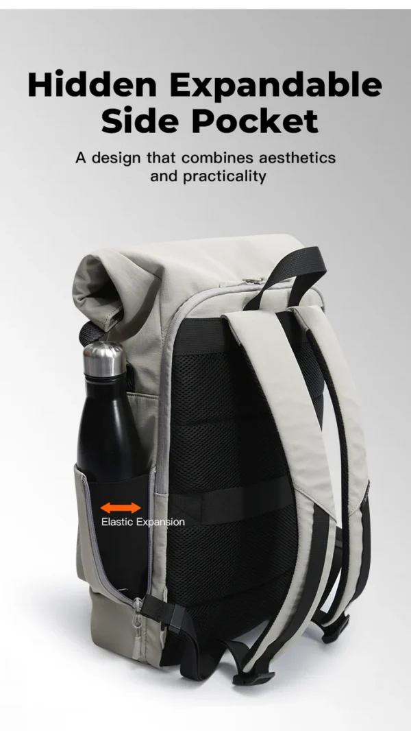 8109__07_700x BANGE Expandable Roll Top Backpack Waterproof Lightweight School Travel Bag with Laptop Compartments
