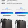 BG-1909_-__05_700x BANGE 35L/45L Expandable Travel Backpack Quick Access Business Laptop Bag