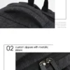 FN77178_LOGO_2_03 Aoking Backpack Casual Backpack Student Bag XN3520-5