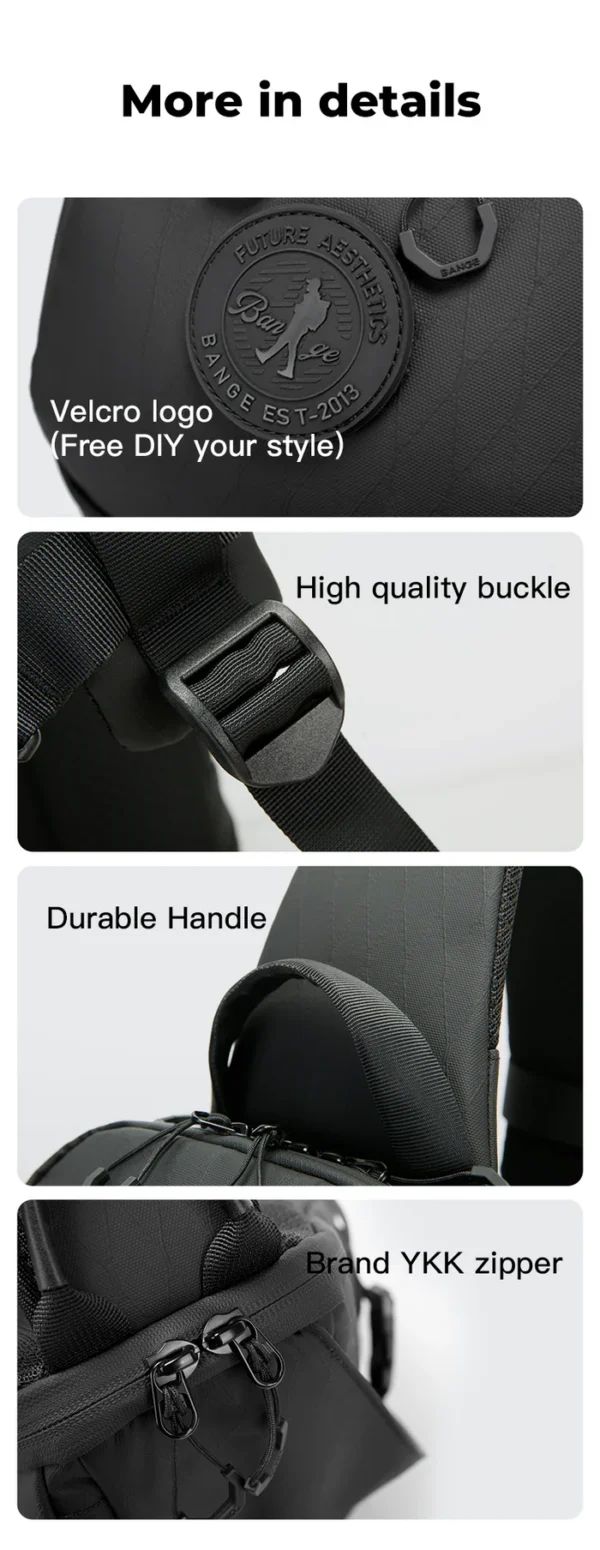 FW-228_3059__08_700x BANGE 2025 Waterproof Minimalist Sling Bag Hiking Cycling Outdoor Crossbody Bag