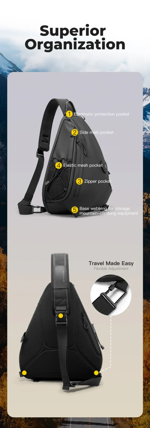 FW-232_8069__03_700x BANGE New Multifunctional Waterproof Crossbody Bag for Hiking & Travel