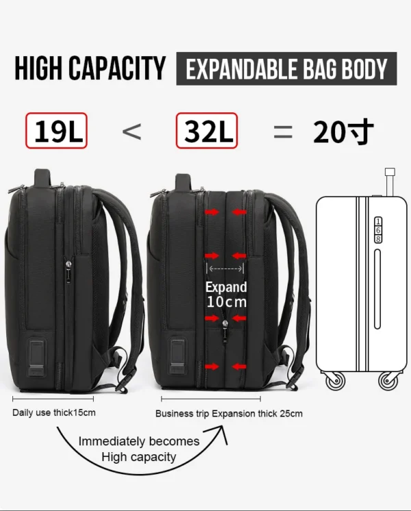 H0c5c13e1de474db78551790a6554efbej ARCTIC HUNTER Man Backpack Fit 15.6 inch Laptop USB Recharging Multi-layer High capacity Travel Male Bag backpacks double eleven