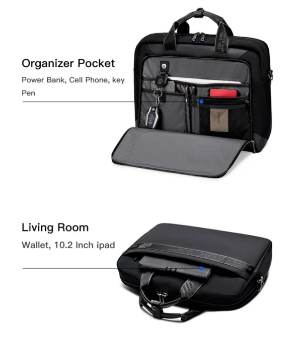 H306dfc2d74d54a5aba44cd46f399deeaI ARCTIC HUNTER Men's Briefcase Anti theft Computer Bag for Men Office Business Travel Laptop Messenger Bags Man Handbags