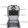 H5bcbd6d33e544409882504e3cbeb6fb4P ARCTIC HUNTER 40L Large Capacity Mens Expandable Backpacks USB Charging Male 17 inch Customizable Waterproof Business Travel Bag