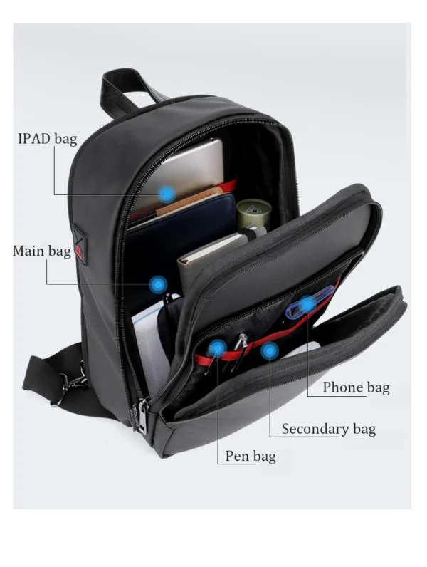 H730c13155ff7482099c6ba9f5848ab5e0 Anti-theft Waterproof Men Chest Bag Male Leisure Messenger Shoulder Bag For Teenagers Travel Crossbody Expansion Chest Bag