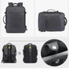 H73b326911c014fd1841b493bcb8941684 (1) New Men Backpack for 15"17" Laptop Backpacks Water Repellent Multifunction Bag USB Charging Travel Backpack Large Mochila