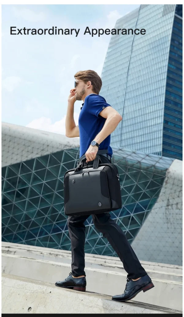 Hcbca36ce8adf45f982436f80d21d114bB ARCTIC HUNTER Men's Briefcase Anti theft Computer Bag for Men Office Business Travel Laptop Messenger Bags Man Handbags