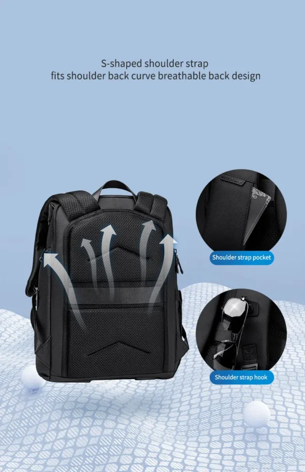 S06bc5425c6bf4265b34d41b4ade4b346F ARCTIC HUNTER NEW Waterproof Business travel Laptop Backpack