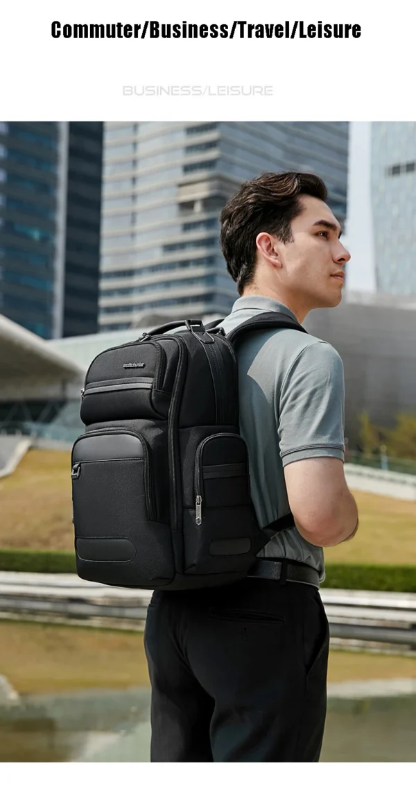 S14be6512ba41409bbdd6a983775ac6b1g Arctic Hunter High-End Business Men's Backpack Travel Multi-Functional Anti-Splashing Large-Capacity Computer Backpack