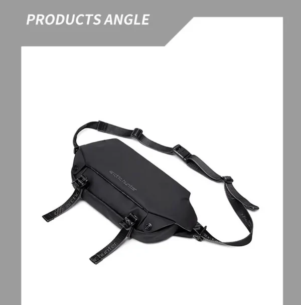 S19f35c8419fb41979a352d799e7f9949U ARCTIC HUNTER New Outdoor Casual Shoulder Bag Men Crossbody Bag Men Lightweight Waterproof Strap Chest Bag Boy Daily Travel Bag
