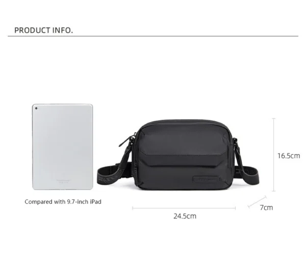 S23d60d5f18e441b18c0b974979b81210k ARCTIC HUNTER 2023 Outdoor Travel Men's Handbag Oxford Waterproof Men's Messenger Bag Leisure Business Handbag Trend Chest Bag