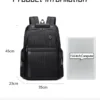 S304bd91df2e843f3842496db878b49a9f Arctic Hunter 2023 New Fashion Waterproof Laptop Backpack 17 Inch Men's Waterproof Functional Backpack Travel Backpack