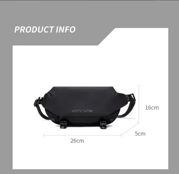 S338dc81470004da49d1a9b391b48c590Q ARCTIC HUNTER New Outdoor Casual Shoulder Bag Men Crossbody Bag Men Lightweight Waterproof Strap Chest Bag Boy Daily Travel Bag