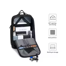 ARCTIC HUNTER 2023 New Men's Business Travel Bag Large Capacity USB15.6 Laptop Bag Multi Functional Casual High Quality Backpack