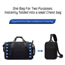 S60d0bbc24e8f4a84beff71099ec8aafdI.jpg_220x220q75.jpg_ Arctic Hunter Outdoor New Travel Bag Large Capacity Luggage Bag Lightweight Waterproof Oversized Men's Storage Shoulder Bag