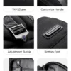ARCTIC HUNTER Business High Quality Waterproof Men's Bag Backpack with USB Leather Backpack Custom Luxury Laptop B