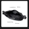 S75a99d9d9a25405a98c029a34bce459f1 ARCTIC HUNTER Fashion Shoulder Bag Outdoor Sports Waterproof Shoulder Bag Fashion Casual Crossbody Bag Black New Men's Chest Bag