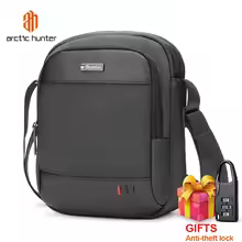 S9bd02a75c81942bab1dcf90f95cc8939b.jpg_220x220q75.jpg_ ARCTIC HUNTER 2022Summe European and American Trend Fashion Men's Shoulder Bag Polyester Waterproof Large Capacity Messenger Bag