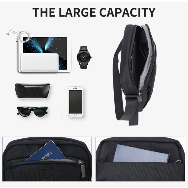 SK3300_5 Aoking Fashion Youngth Waterproof Sport Crossbody Sling Bag SK3300