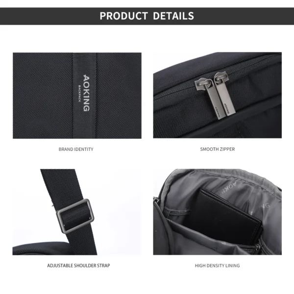SK3300_8 Aoking Fashion Youngth Waterproof Sport Crossbody Sling Bag SK3300