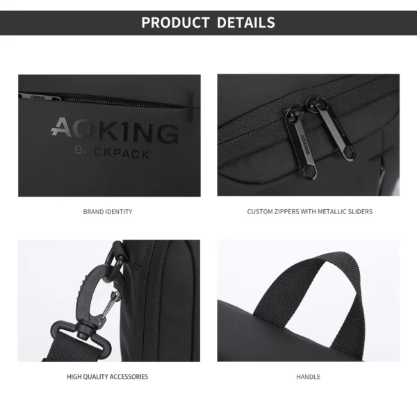 SY4003_8 Aoking Fashion Waterproof durable Crossbody Sling Bag SY4003