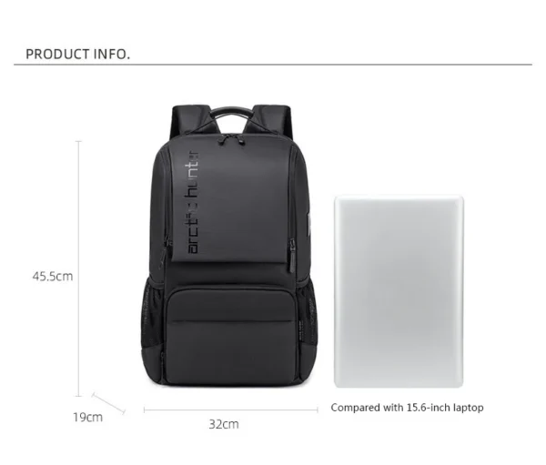 Sa36df434540e43dca1214fabe018f2c5M ARCTIC HUNTER Men's Outdoor Mountaineering Bag Business Travel Backpack Laptop Computer Backpack Large Capacity Storage Backpack