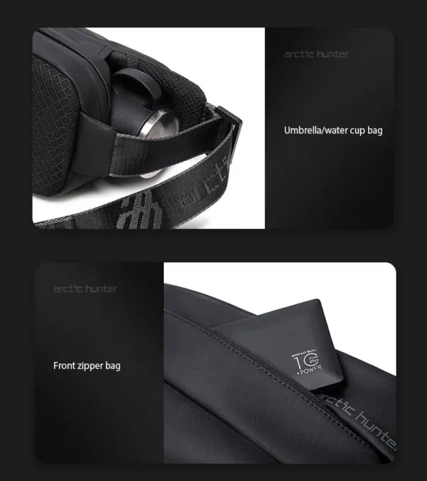 Sa84e3cd1018a499ab3ba6da38465ee7d1 ARCTIC HUNTER Waterproof Oxford Cloth Chest Bag Men Women Shoulder Bag Fashion Simple Crossbody Bag Multifunctional Fashion Bag