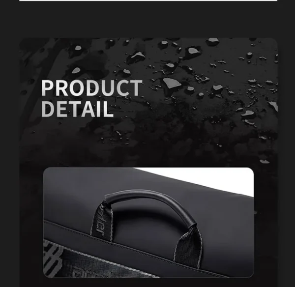 Sb119b72faeb24500a98433769110067dD ARCTIC HUNTER Fashion Shoulder Bag Outdoor Sports Waterproof Shoulder Bag Fashion Casual Crossbody Bag Black New Men's Chest Bag