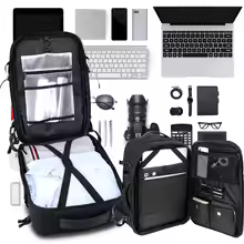 Arctic Hunter 2023 MochilaWaterproof 17.3 Inch 2 in 1 Backpack Bag 60L Large Capacity Carry On Luxury Travel Laptop Backpack Men